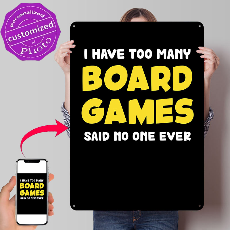 Board Game Quote - Металлическая табличка с забавными цитатами для