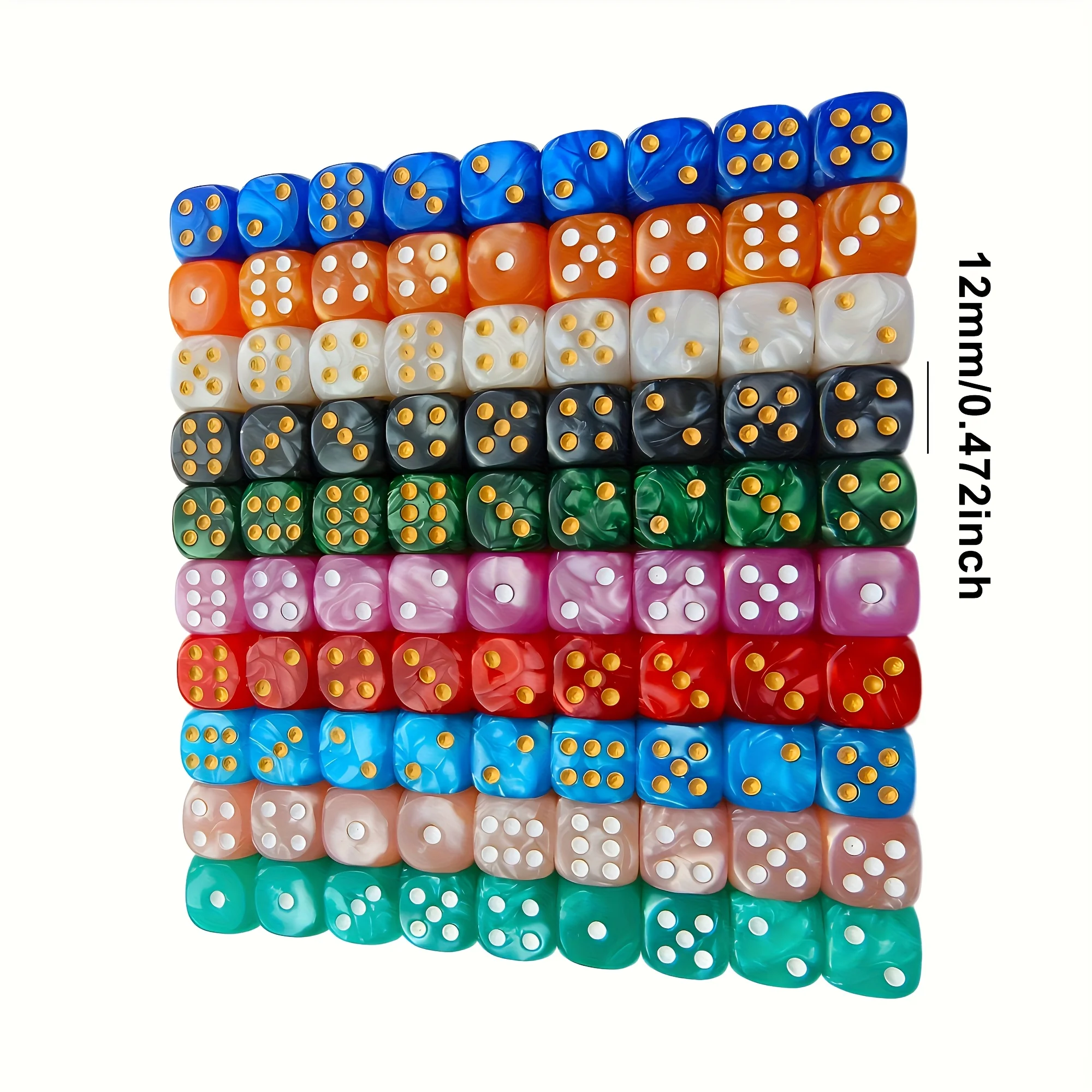 Набор из 10 акриловых игральны – обзор и цена Board Game Arena