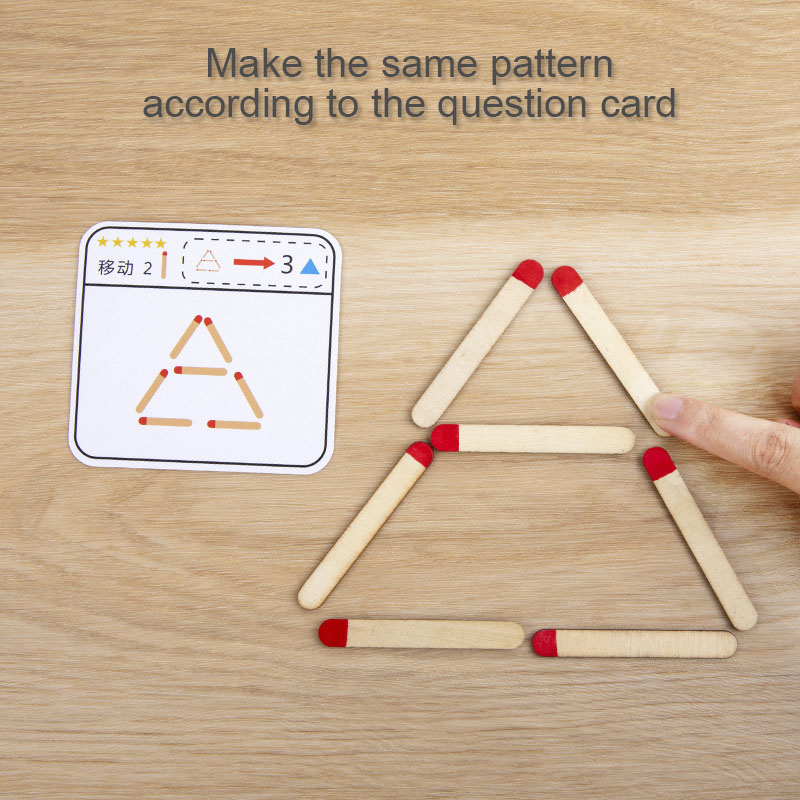 Монтессори спички головоломки  – обзор и цена Board Game Diy